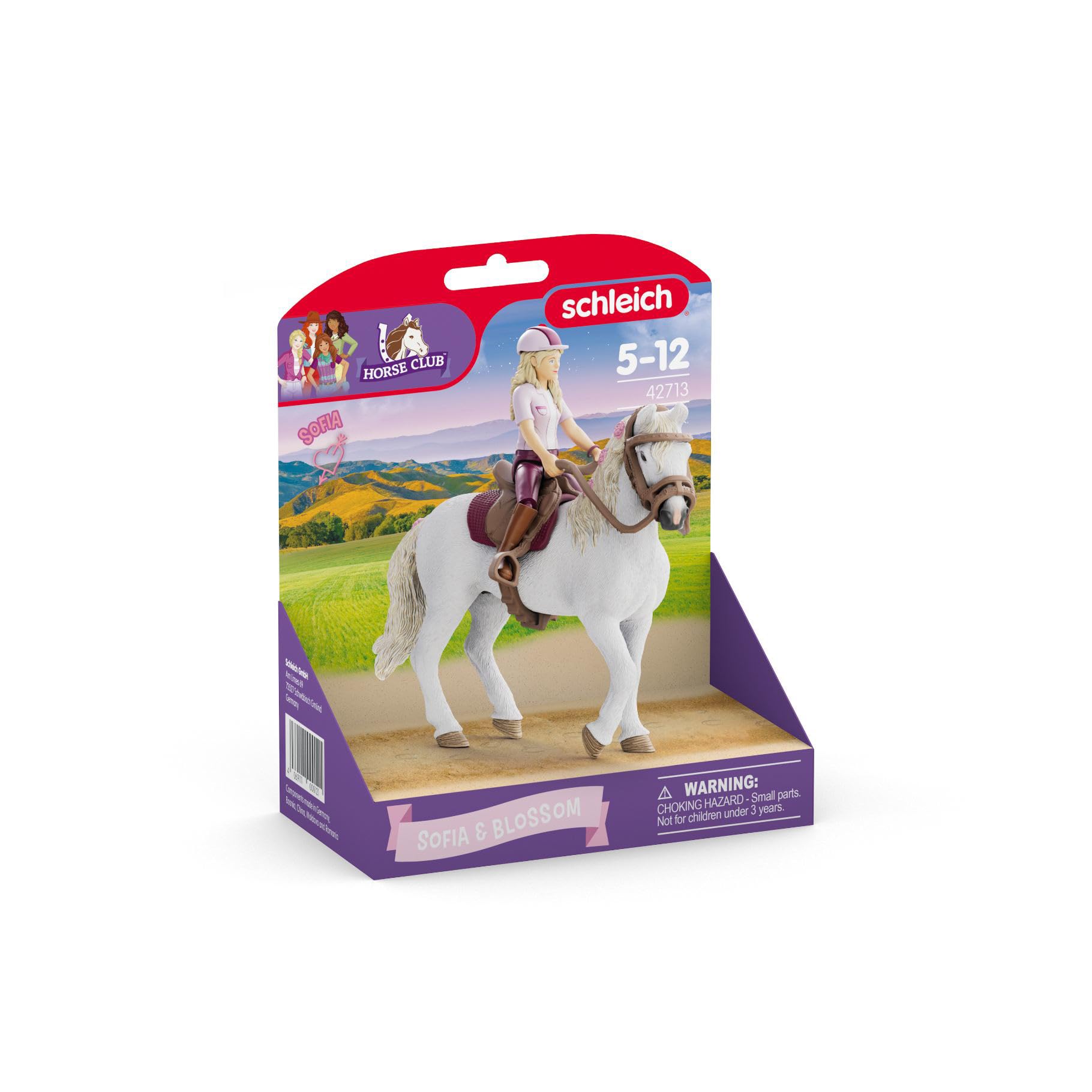 Amazon.co.jp: Schleich Horse Club - ソフィアとブロッサムプレイ